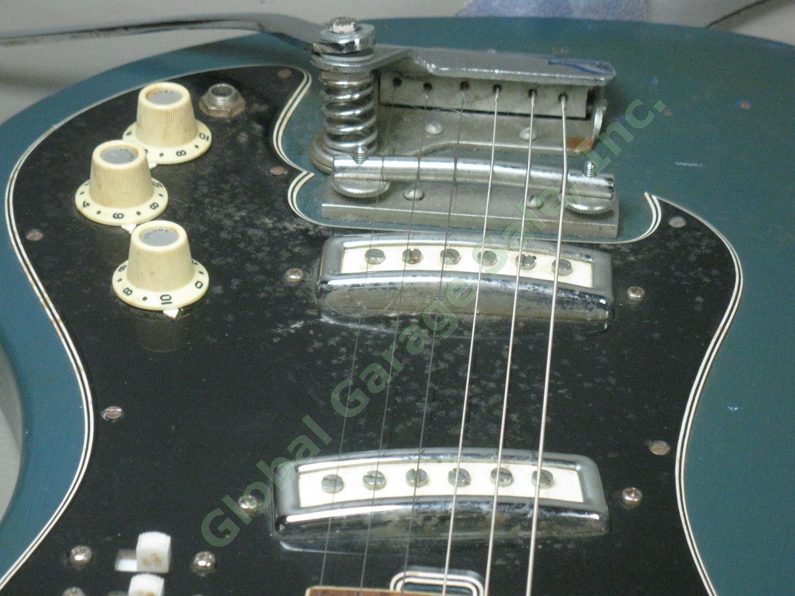 Vintage 1960s MIJ StratStyle Electric Guitar Whammy Tremelo Bar Teisco Daimaru eBay