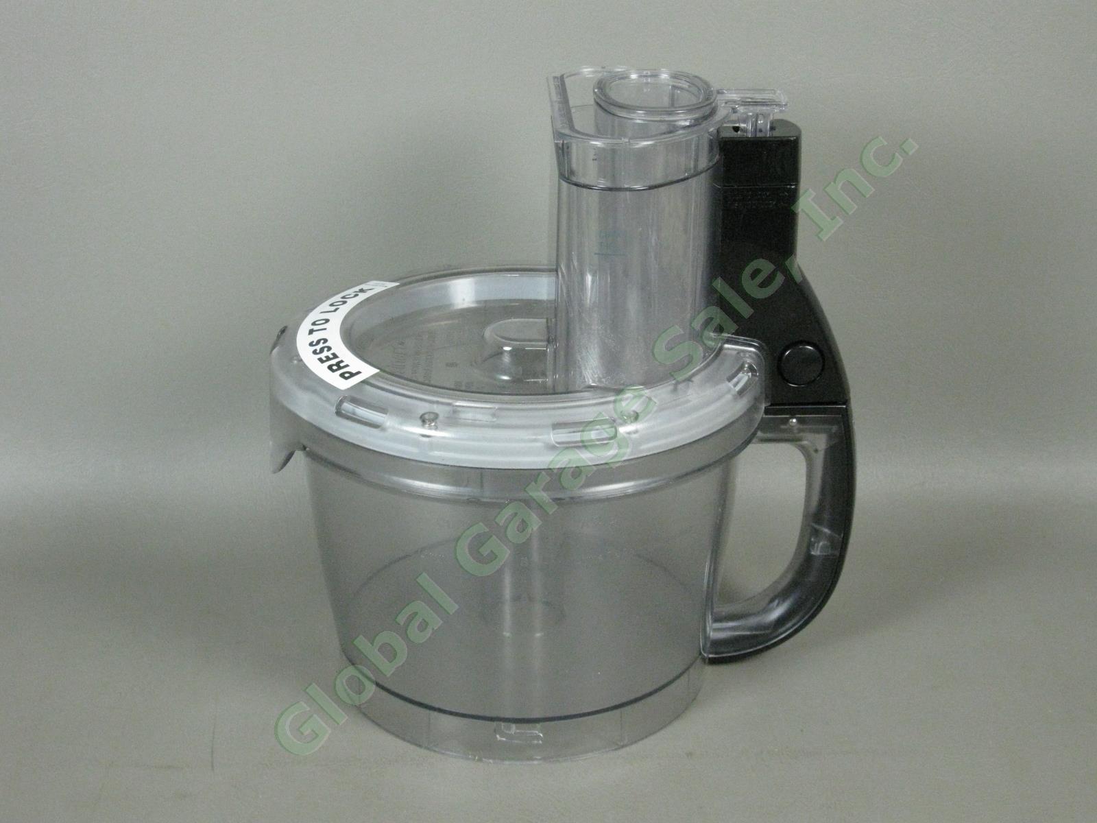 Cuisinart FP12WBCT Food Processor Work Bowl With Cover + Plunger No