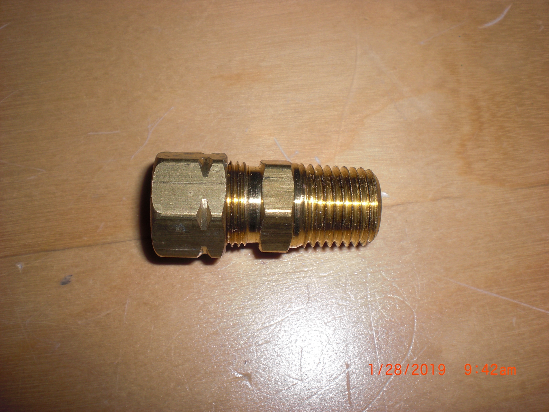 1PZP4 PARKER 1PZP4 Brass Male Adapter 1/2Tx1/4mpt