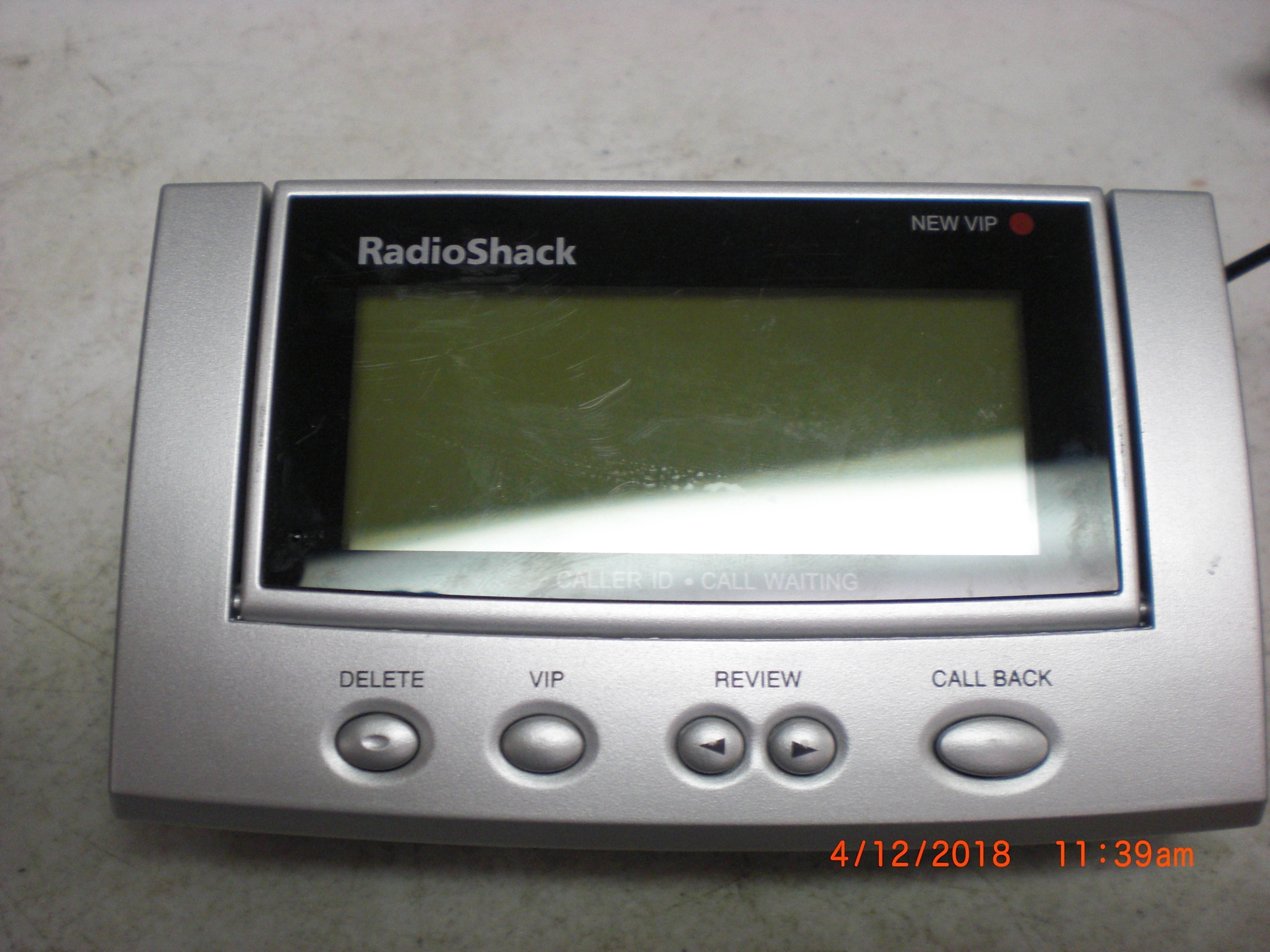 433903 Radio Shack 433903 Caller ID/Call Waiting ID Box