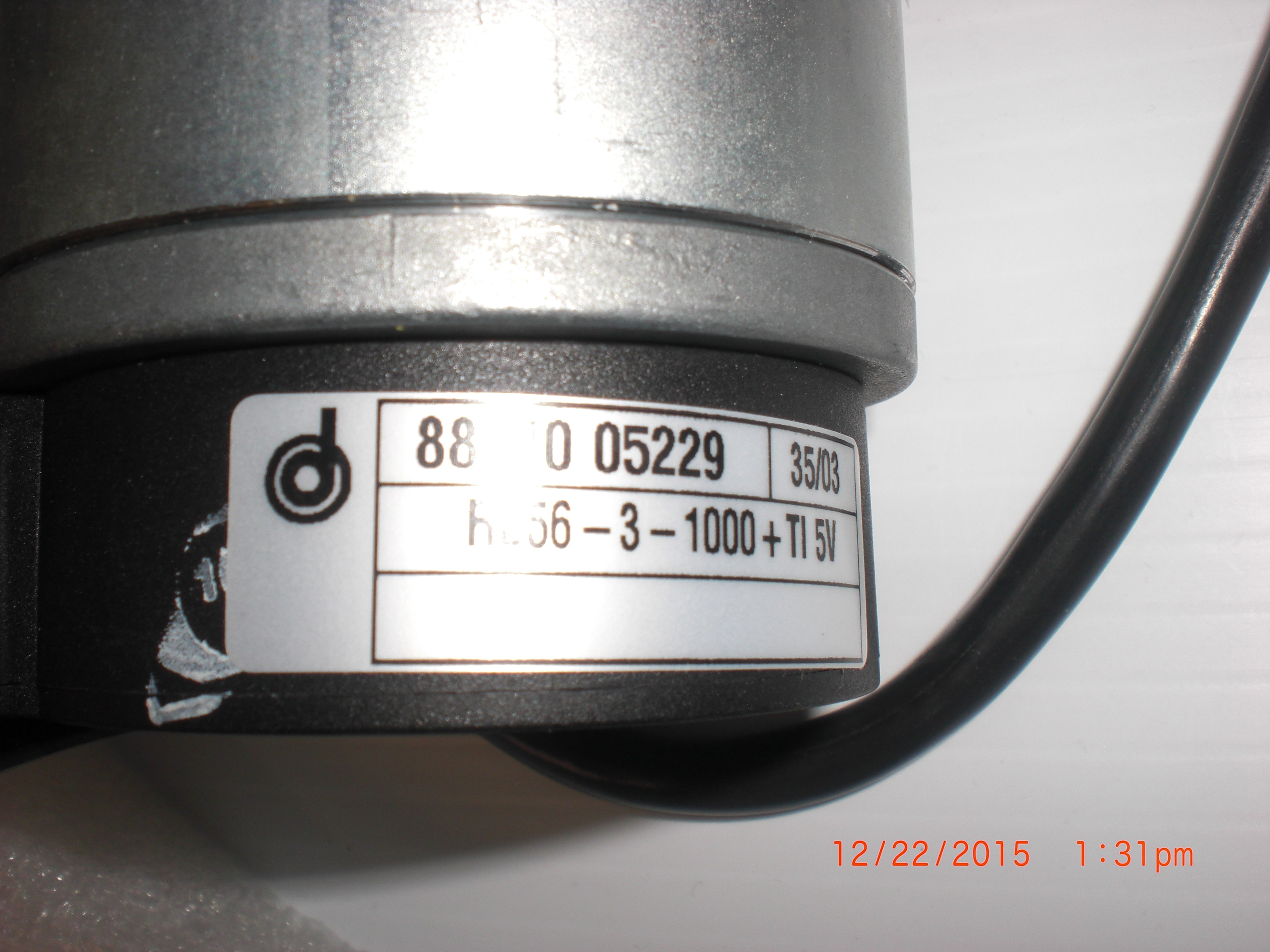 Motor DUNKERMOTOREN GR63X25 3300RPM w/GPL 65 5:1 reduction gear and encoder