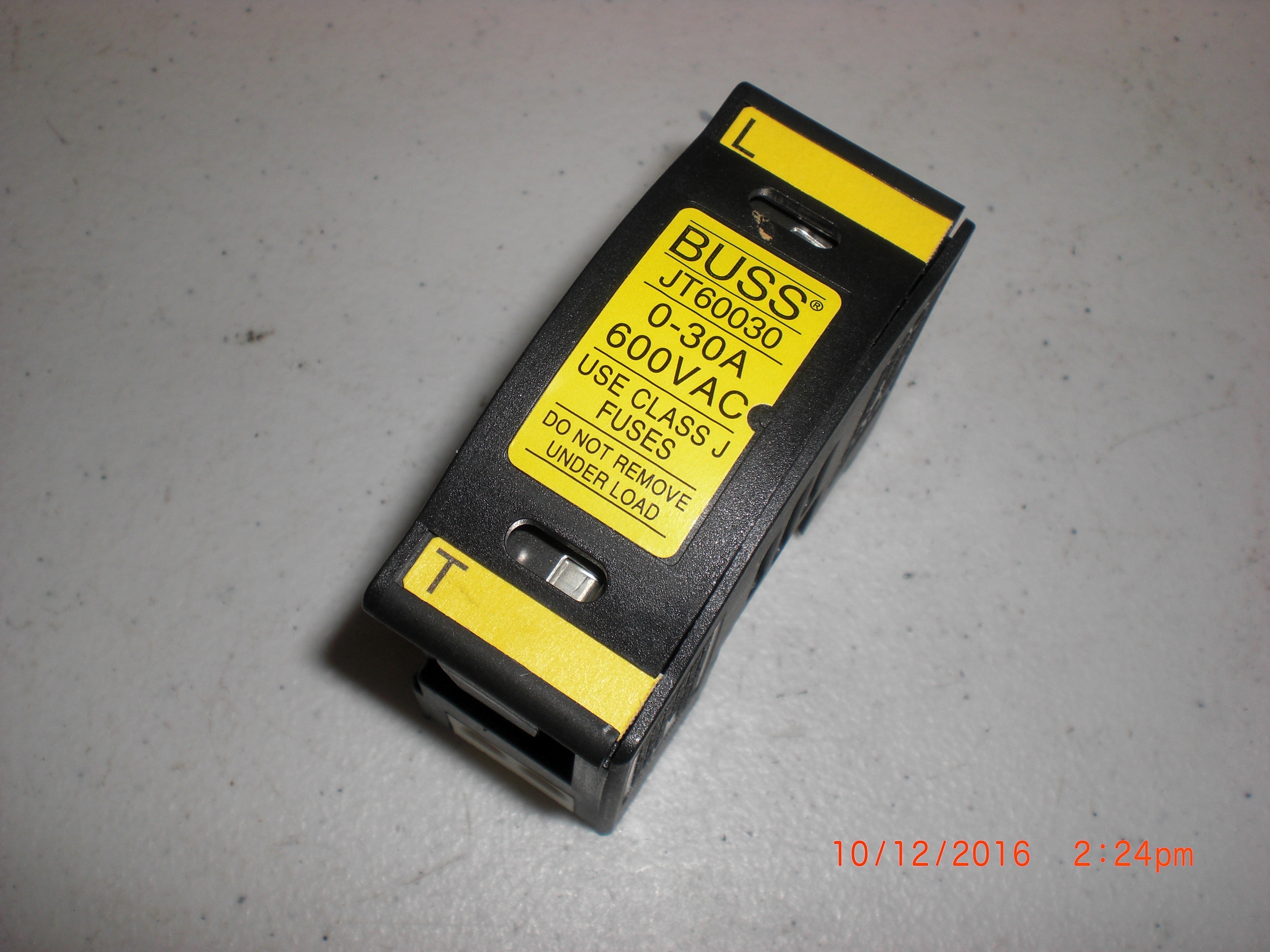 JT60030 Buss JT60030 Fuse Holder w/ LPJ15SP