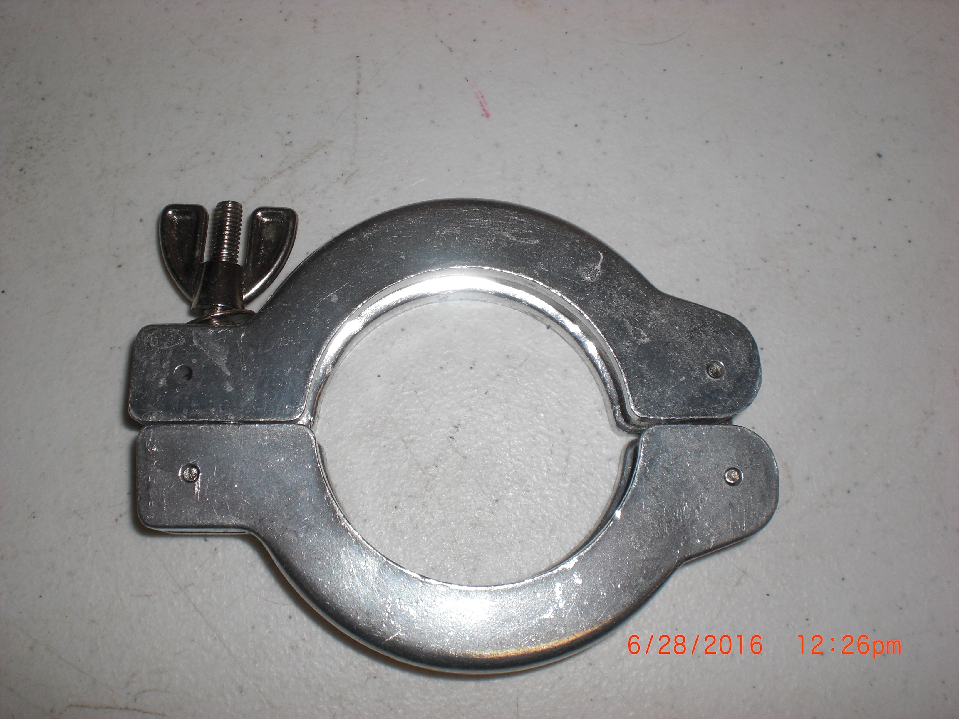 KF50clmp MKS / HPS KF50clmp Aluminum KF50 NW50 High Vacuum Hinged