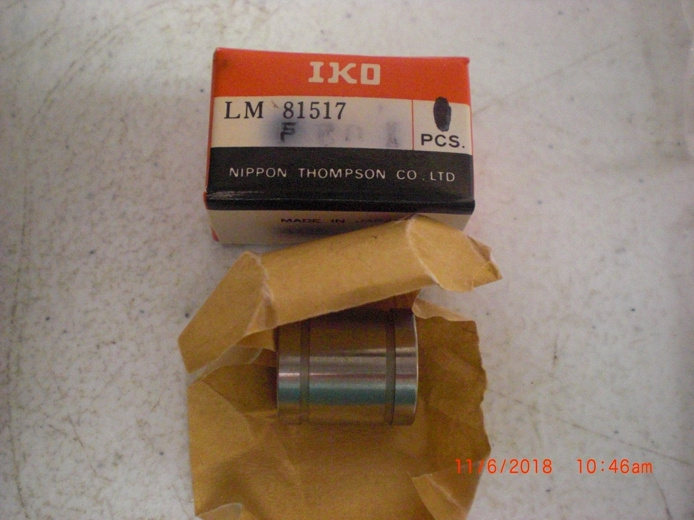 LM81517 IKO LM 81517 Linear Bushing 8x15x17 mm