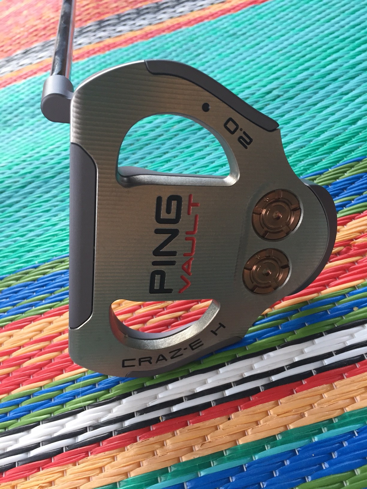 FS Ping Vault 2.0 CrazE H milled putter, Slate Finish, 34" Priced
