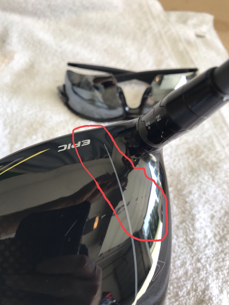 Weird Line on Callaway Epic Flash Driver WRX Club Techs GolfWRX