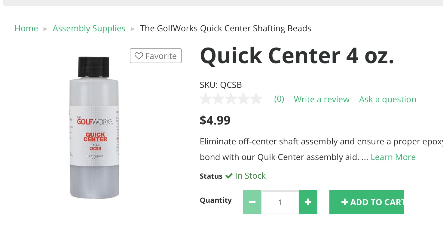 Glass Shafting Beads WRX Club Techs GolfWRX