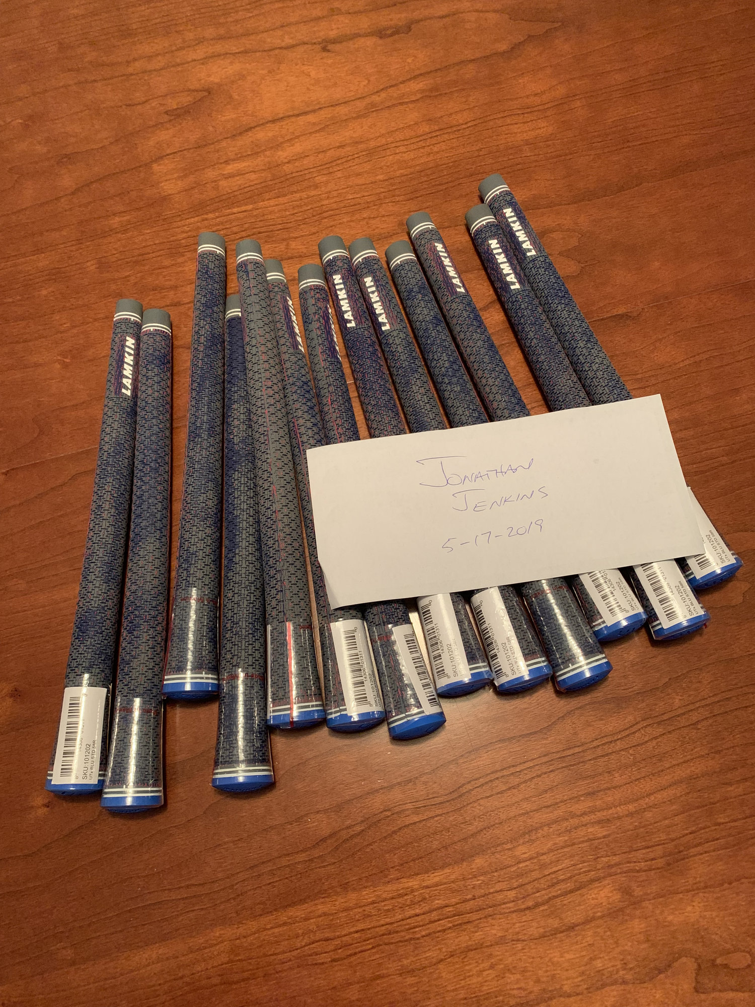 Lamkin UTX Distressed Blue Grip Set For Sale ArchiveFor Feedback
