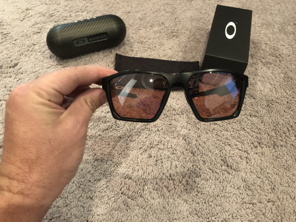 Oakley Targetline Prizm Dark Golf lenses in matte black For Sale