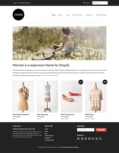 Top 50 Shopify Themes for your Store