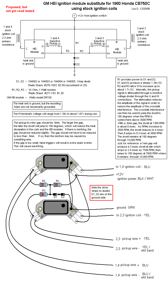 General Motors HEI Ignition Module For Early 1980's Honda CB's