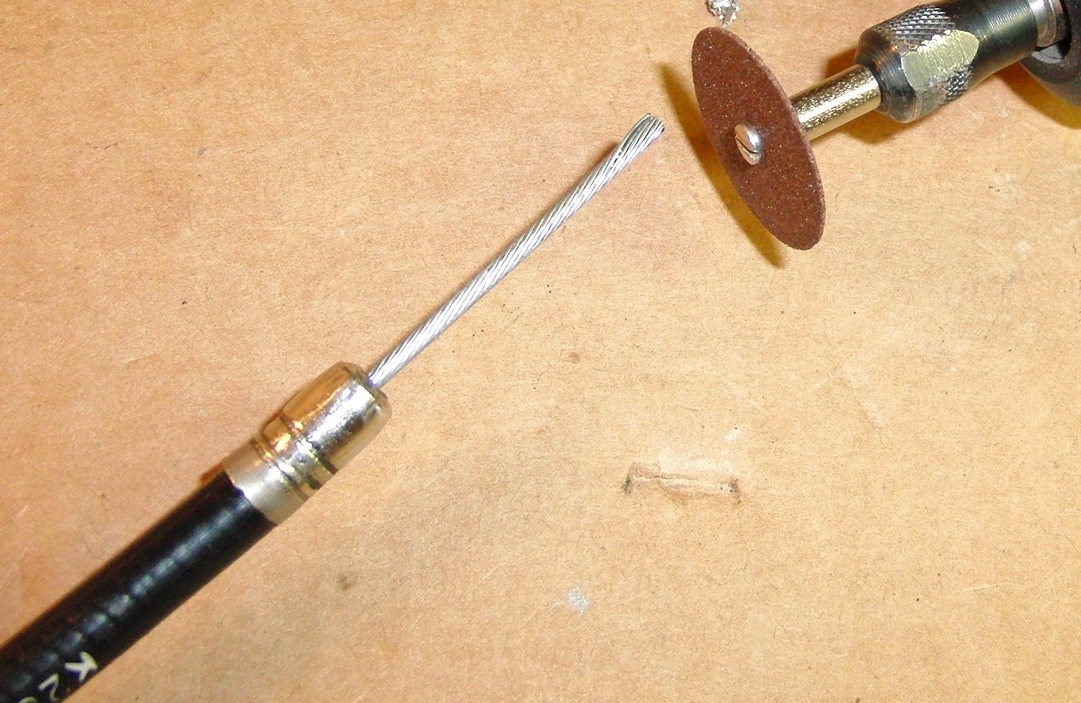 Shortening Kz550 Clutch Cables