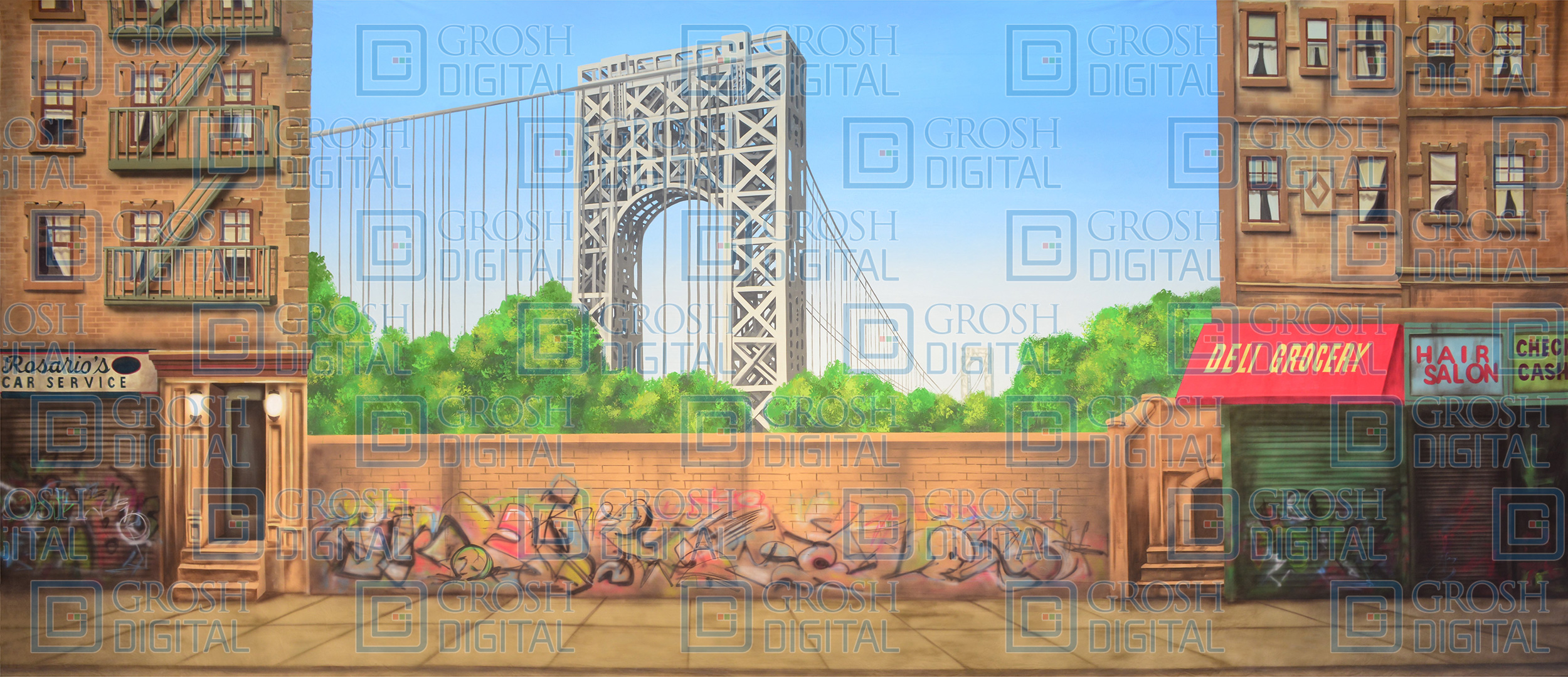 Washington Heights Projected Backdrops Grosh Digital
