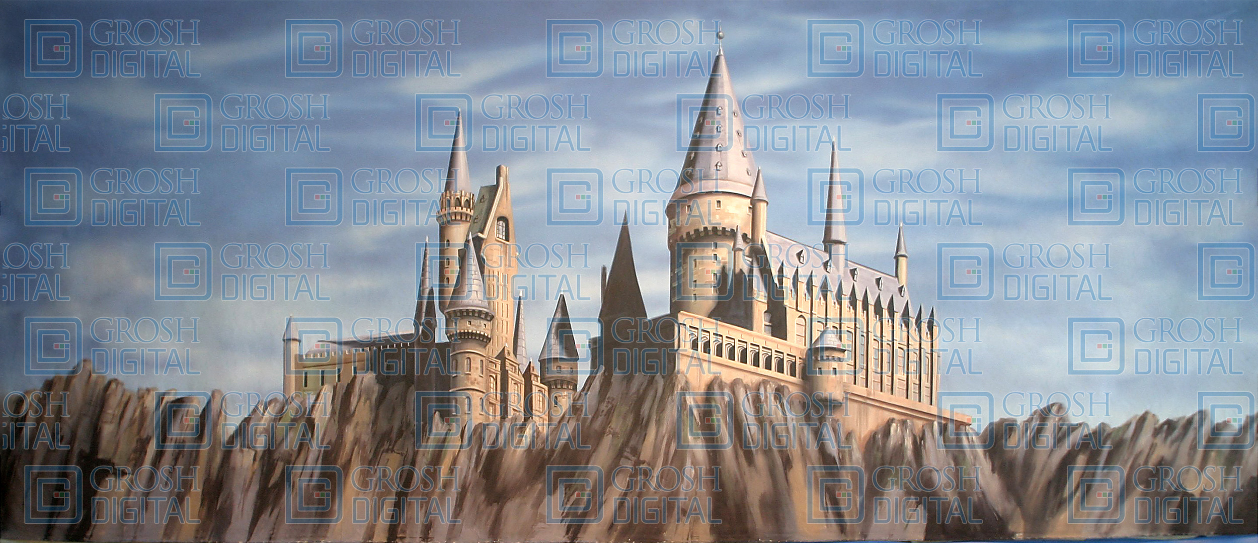Wizard Castle Projected Backdrops Grosh Digital