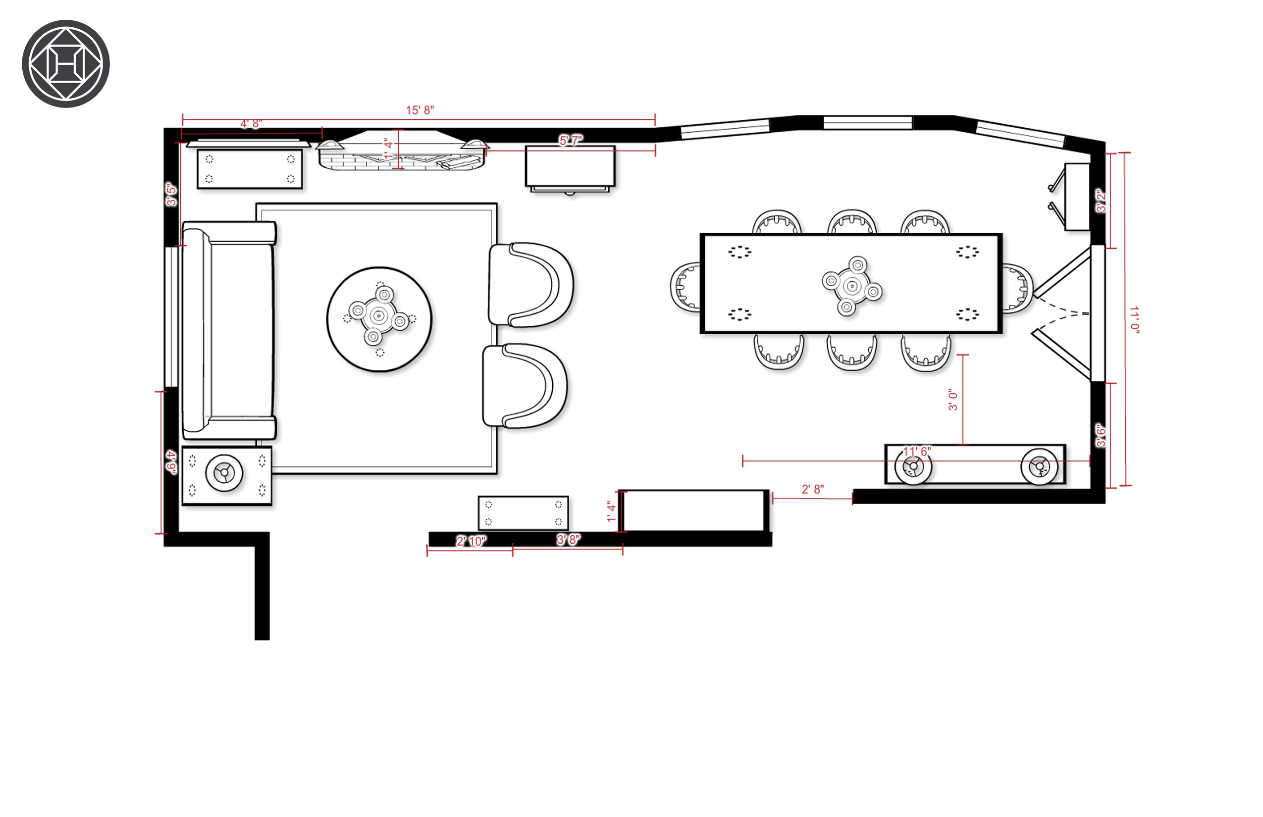 Classic Dining Room Design by Havenly Interior Designer Vivian