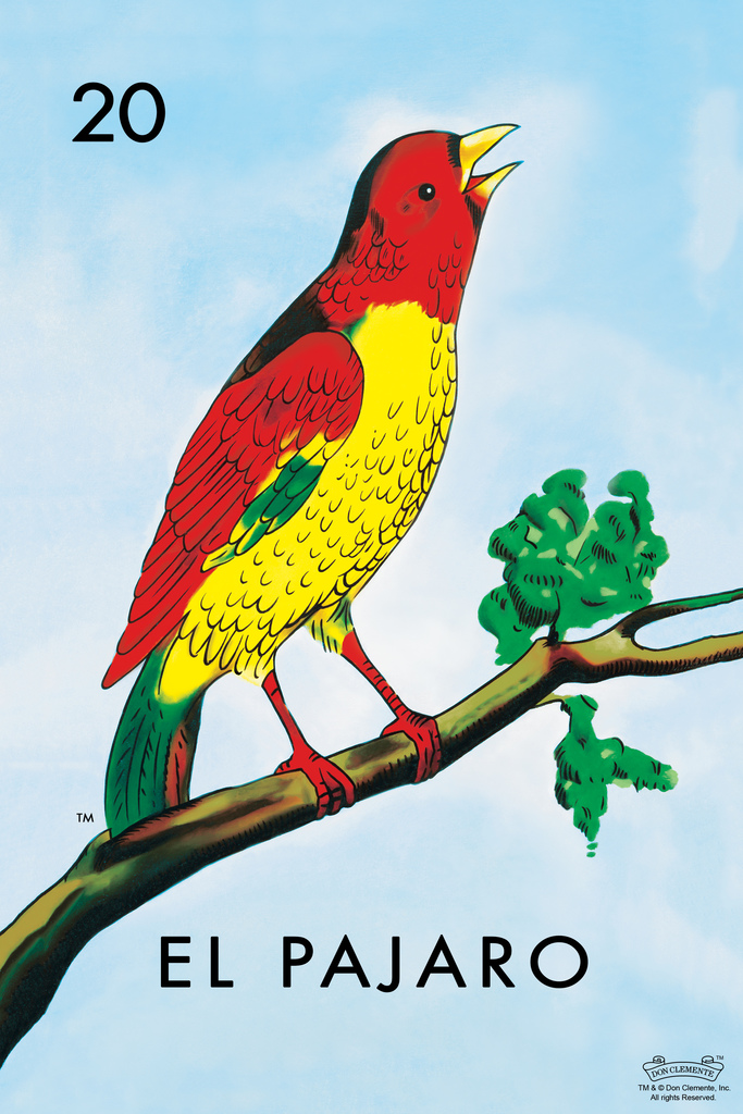 20 El Pajaro Bird Loteria Card Poster 12x18 inch eBay