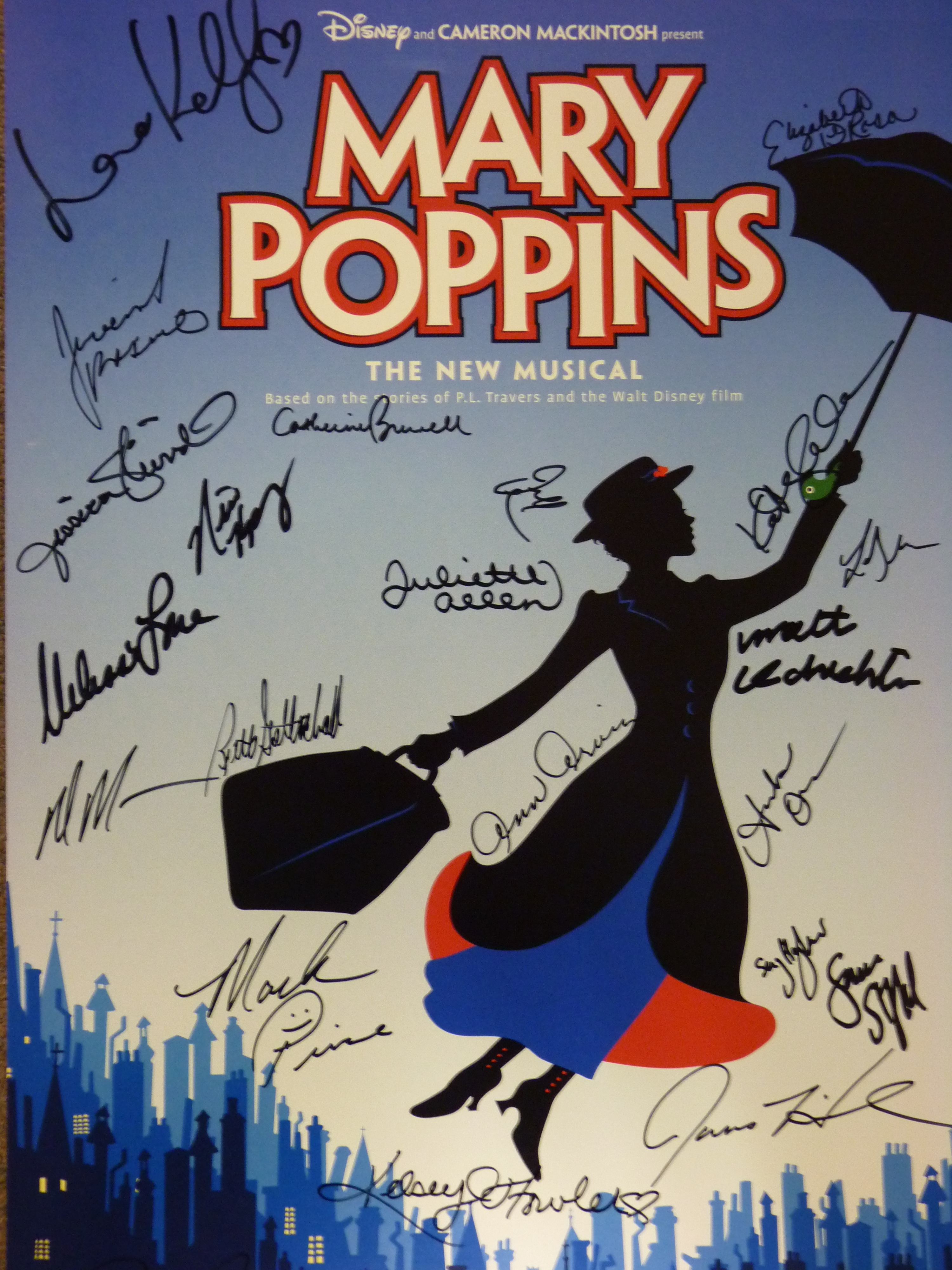 Charitybuzz Signed Poster of Mary Poppins Lot 214817