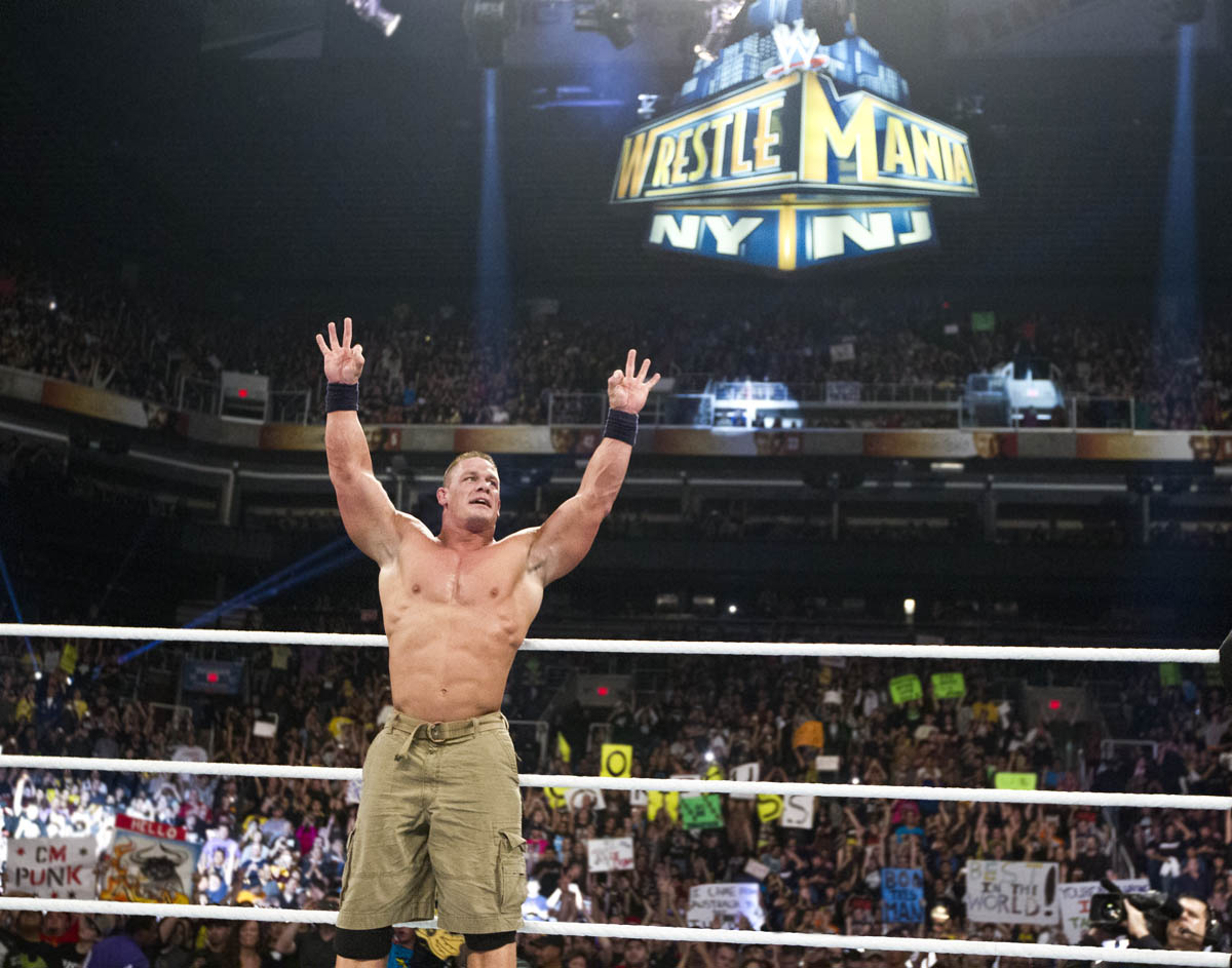 Charitybuzz John Cena at Royal Rumble, Phoenix, AZ, 2013 by John Giam... Lot 3440152