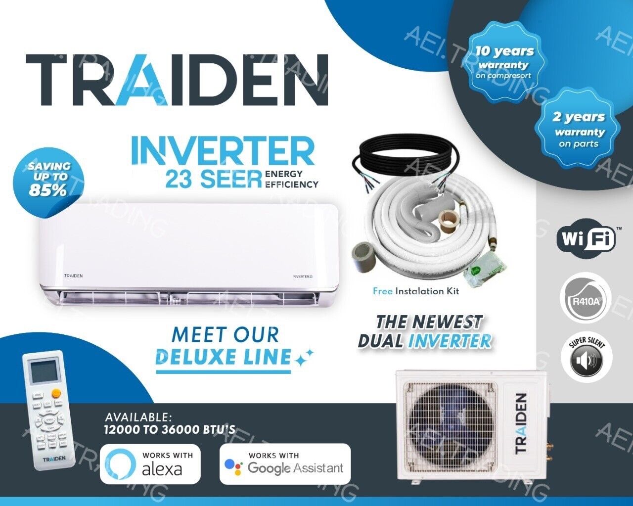Traiden Air Mini Split Systems Store AFFORDABLE MINI SPLITS