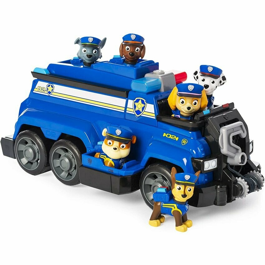 Paw Patrol Vehículo Chase Incluye 6 figuras
