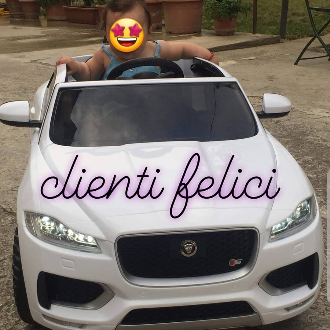 AUTO MACCHINA ELETTRICA PER BAMBINI JAGUAR FPace 12v PRODOTTO UFFICIALE