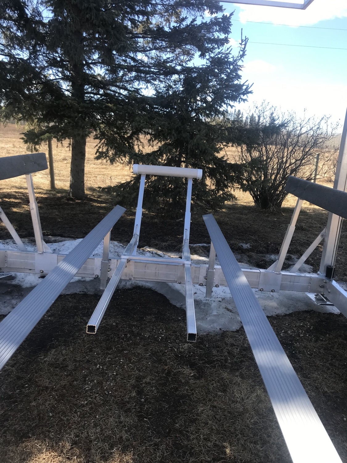 Bow stop for 50006000 pound Portadock boat lift