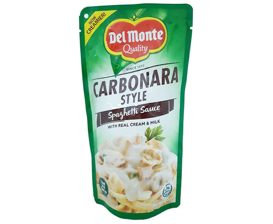 Del Monte Carbonara Style Spaghetti Sauce With Real Cream