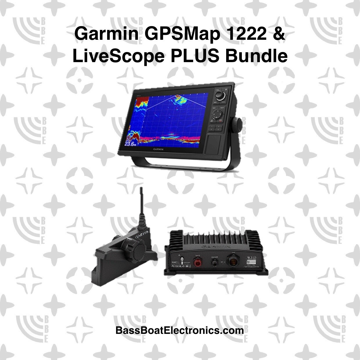Garmin GPSMap 1222 & LiveScope PLUS Bundle