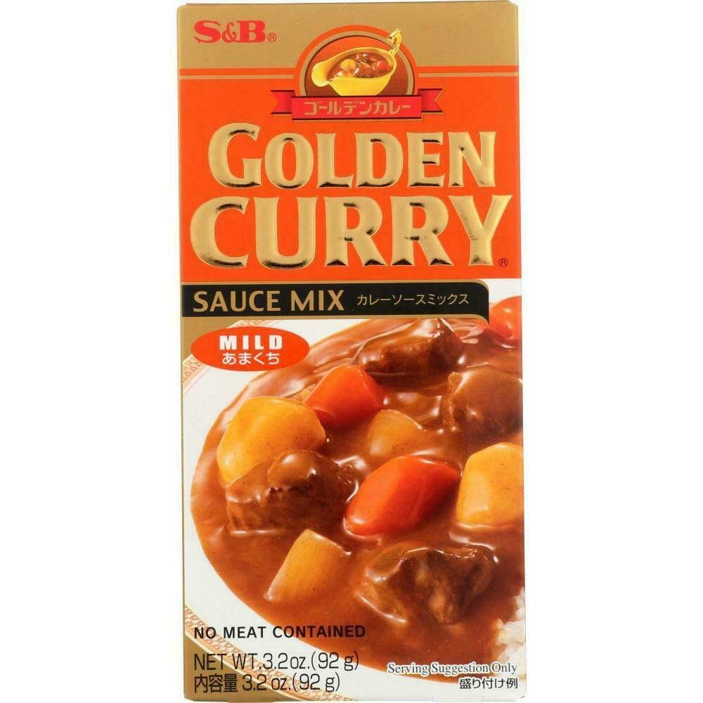 S&B Golden Curry Sauce Mix Mild (3.2 Oz)