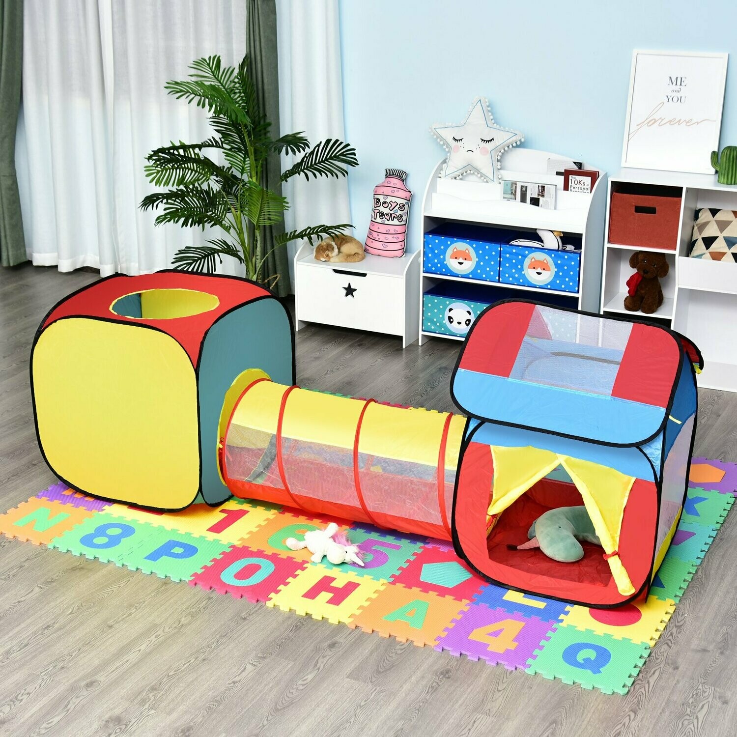 Pop up Kinderspielzelt 3teiliges Kinderzelt Babyzelt