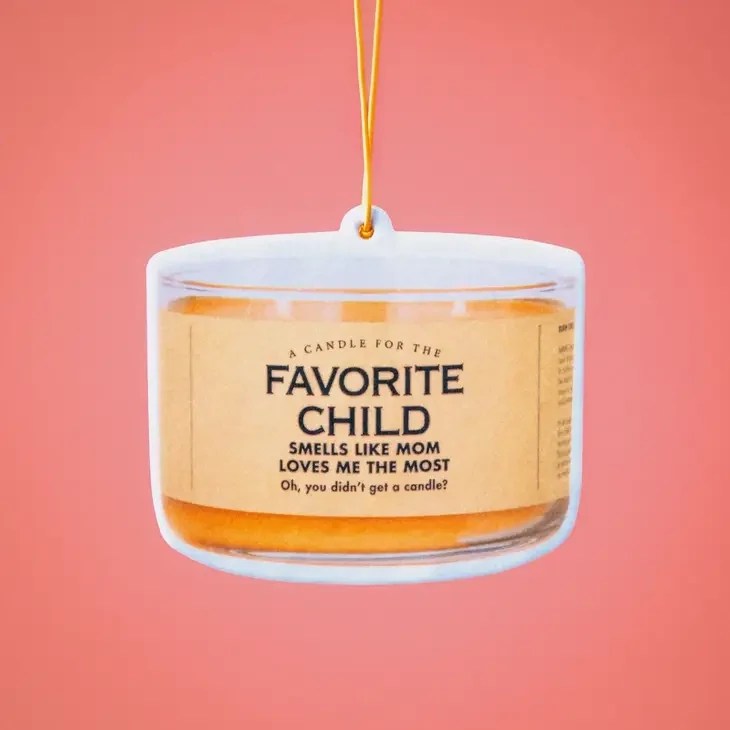 Funny Car Air Freshener The Favorite Child Better Clothes Scented