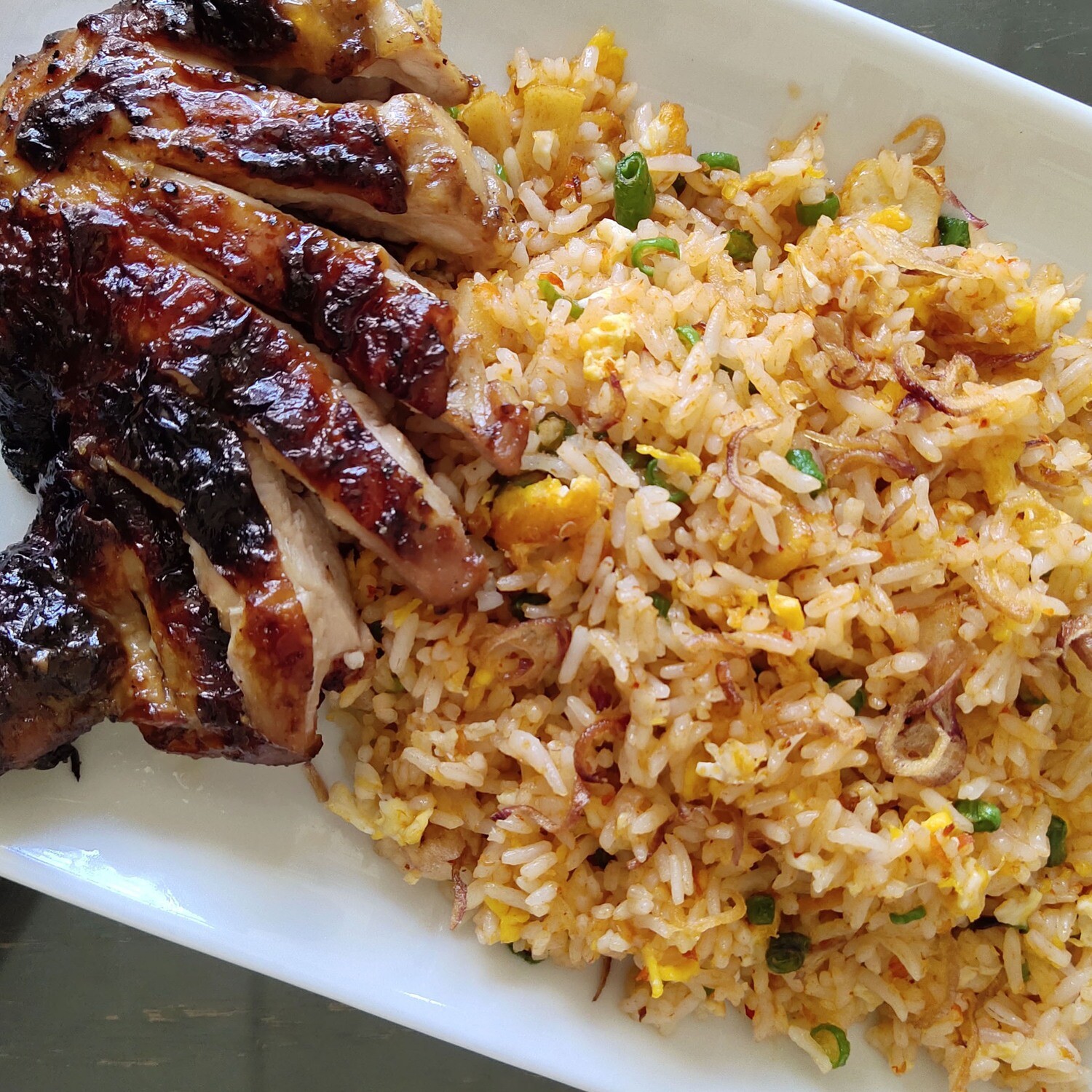 Nasi Goreng Merah Ayam Grill