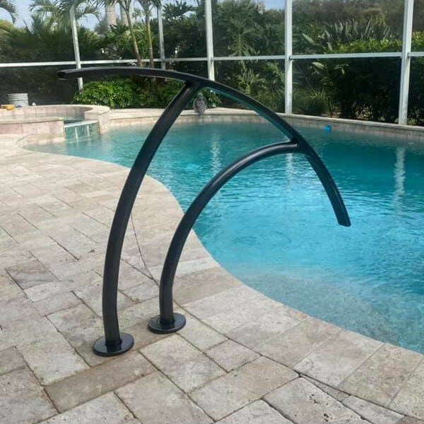 Designer Pool and Spa Rails Arrowhead Metal Art Designs Artistic