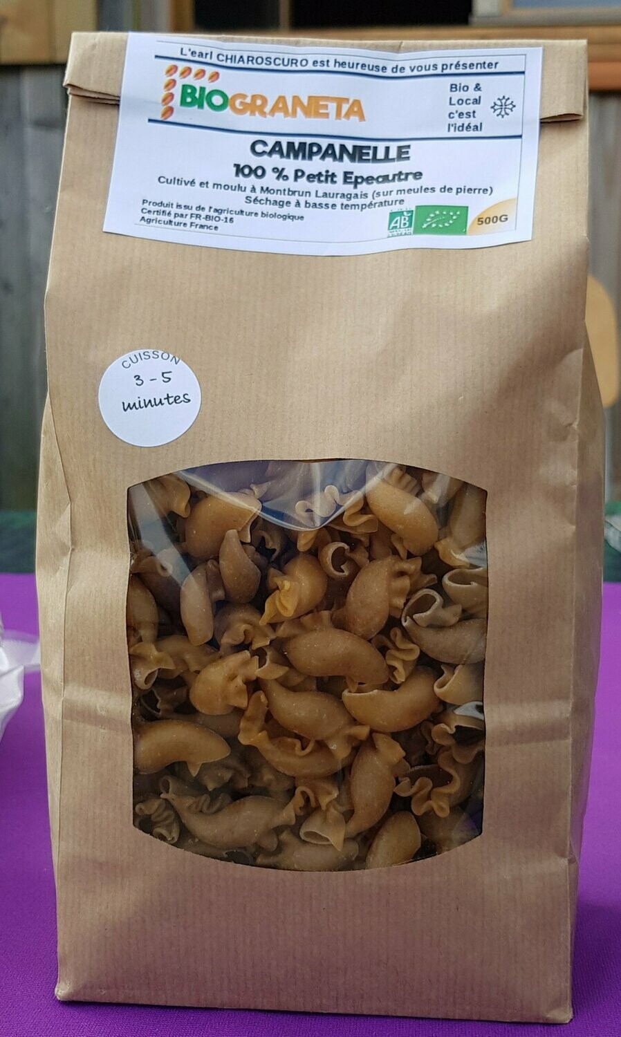 Pâtes Campanelle bio 500g
