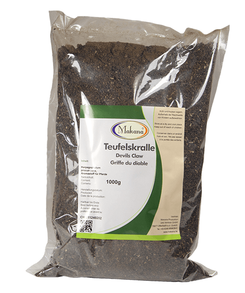 Makana Teufelskralle für Tiere, gemahlen, 1 kg Beutel