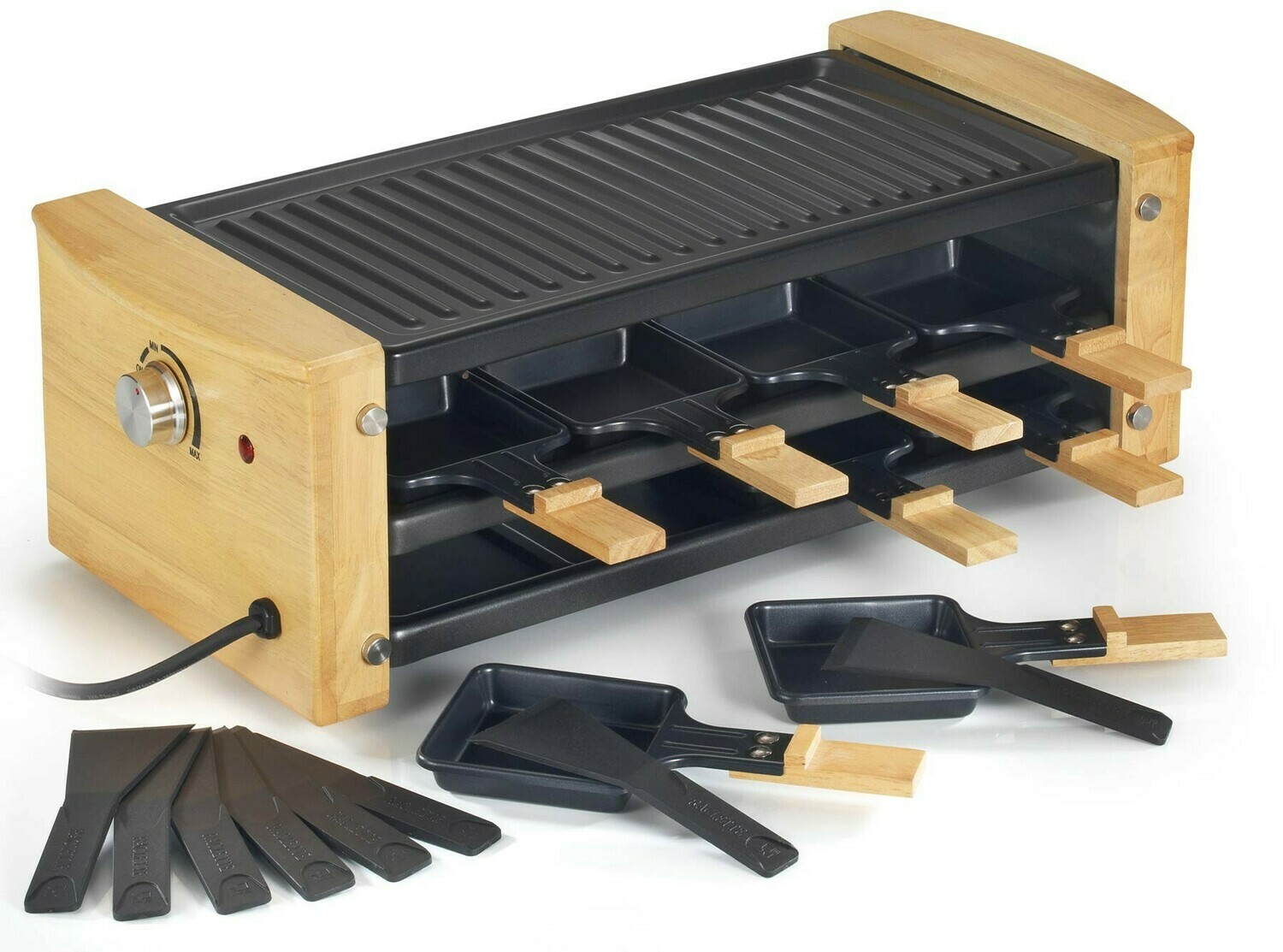 Raclette Kitchen Chef KCWOOD.8 personnes