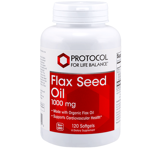 Flaxseed Oil 1000mg 120gel Protocol for Life Balance