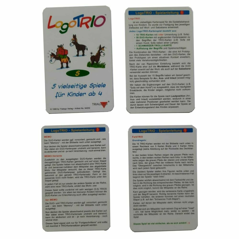 Trialogo Na logo Kartensatz 5 Spiele
