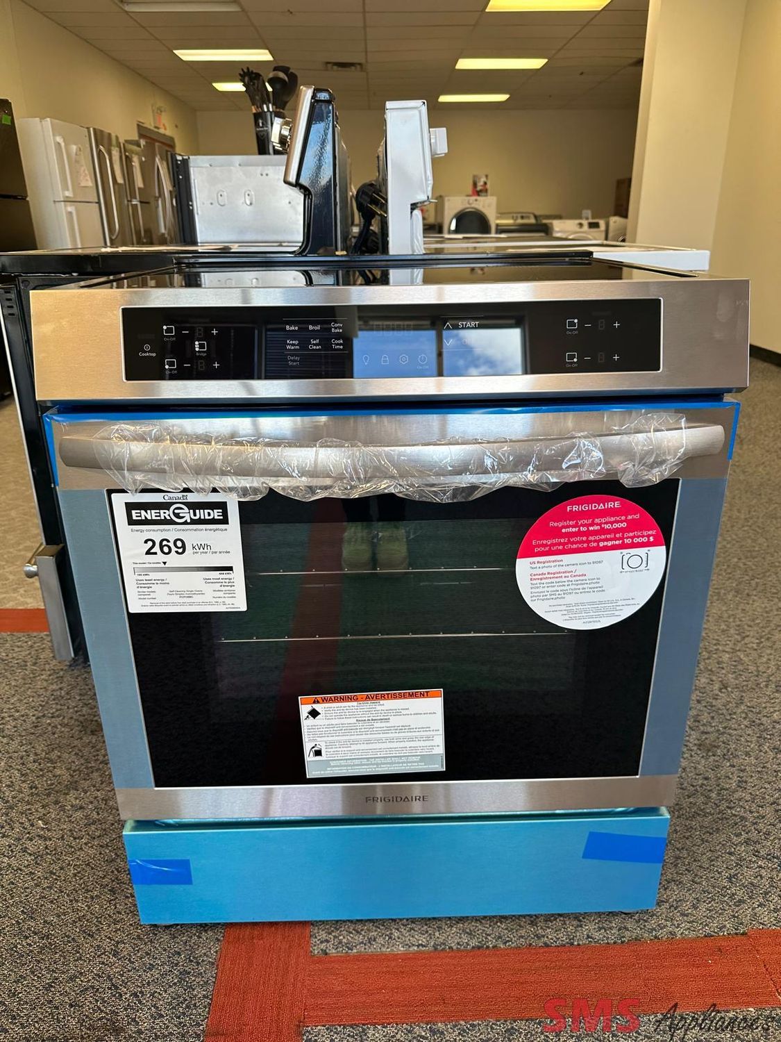 Open Box Scratch & Dent Frigidaire Induction Stove with Convection