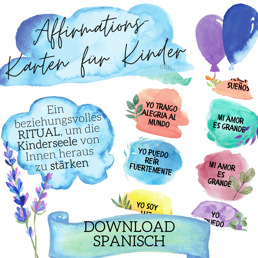 Affirmationskarten (Spanisch) DOWNLOAD