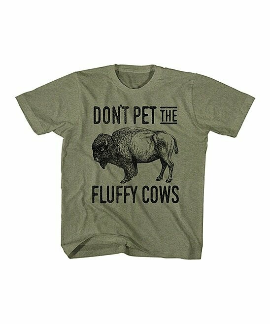 Online Museum Store Don't Pet the Fluffy Cows Kid's TShirt