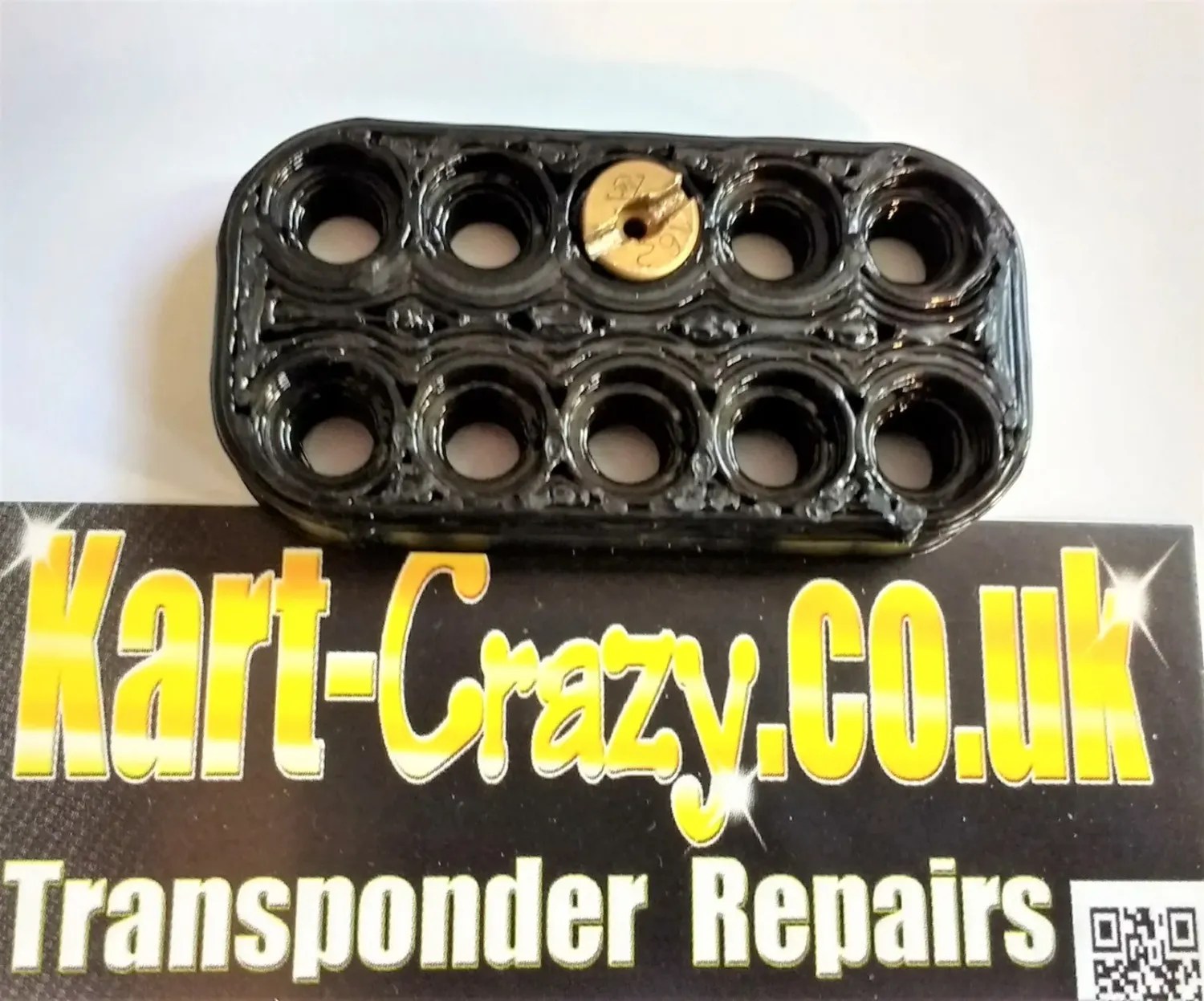 Rotax Max Kart Carb Jet Holder (Carburettor Dellorto) Black 10 Jets