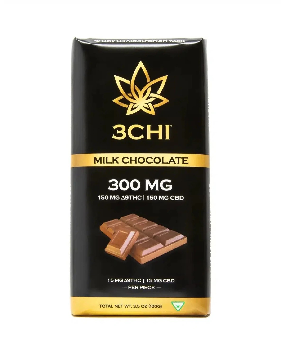 3Chi Delta 9 Chocolate Bar 150mg THC Xite Brand Nurse Wellness