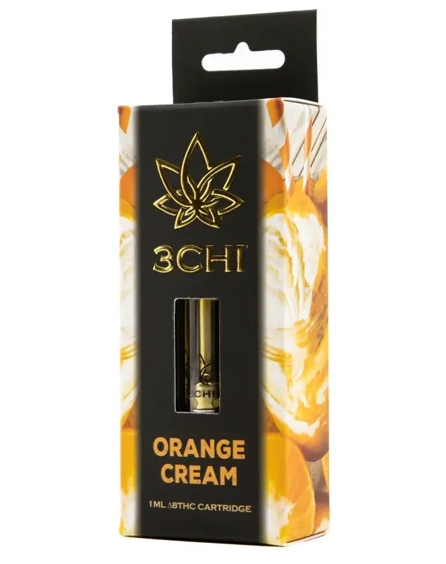 3Chi Orange Cream Hybrid Delta 8 THC Vape Cartridge 1g Online