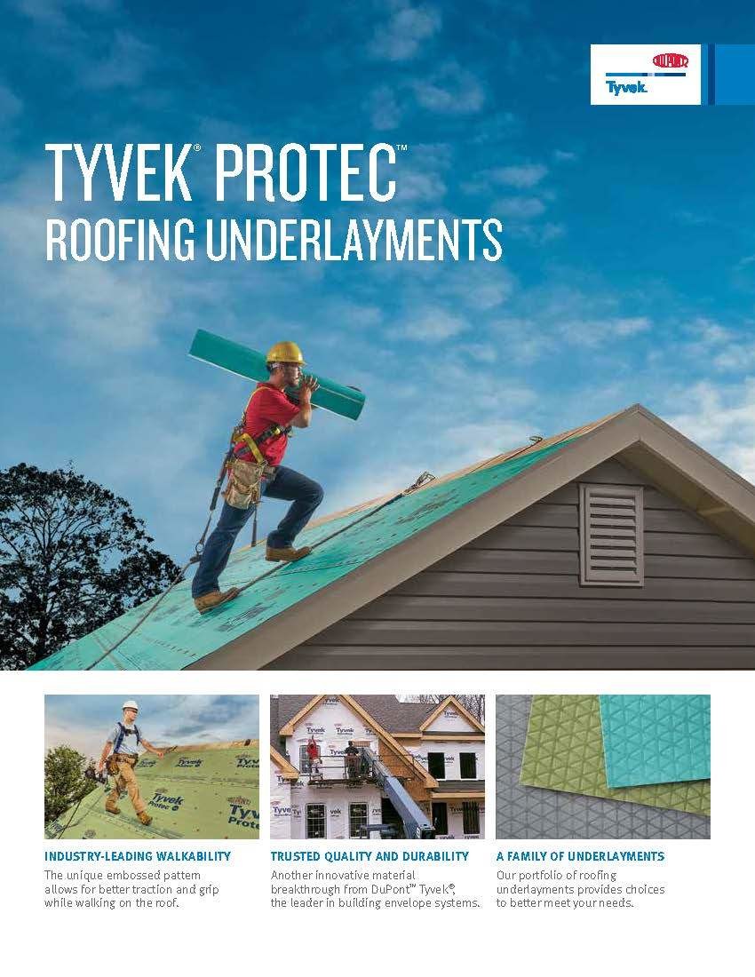 K29377 DuPont Tyvek Protec Roofing Underlayment Portfolio Sales Sheet