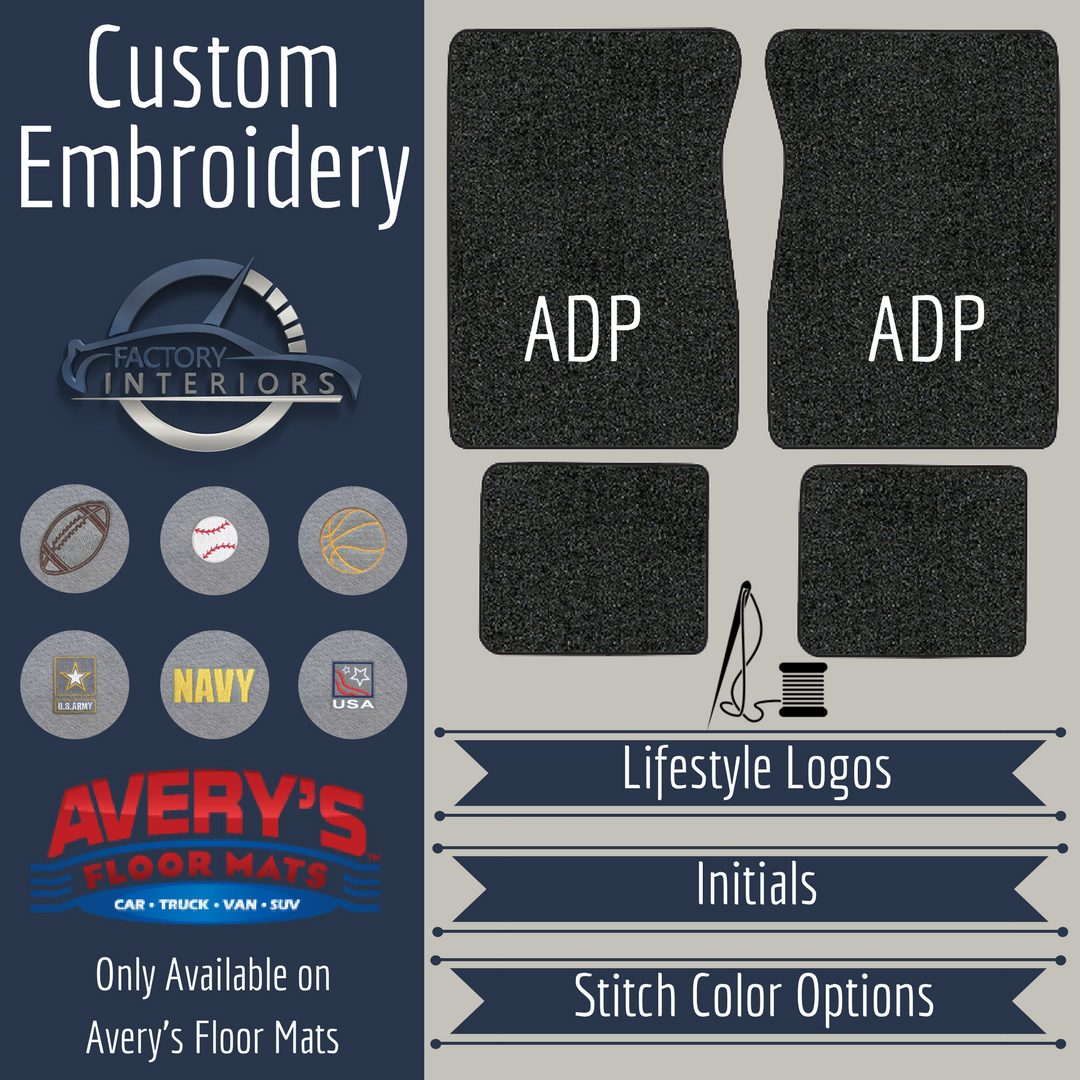 ADD ON Add Monogram/Name or Lifestyle Logo to Avery's Floor Mats ADD ON