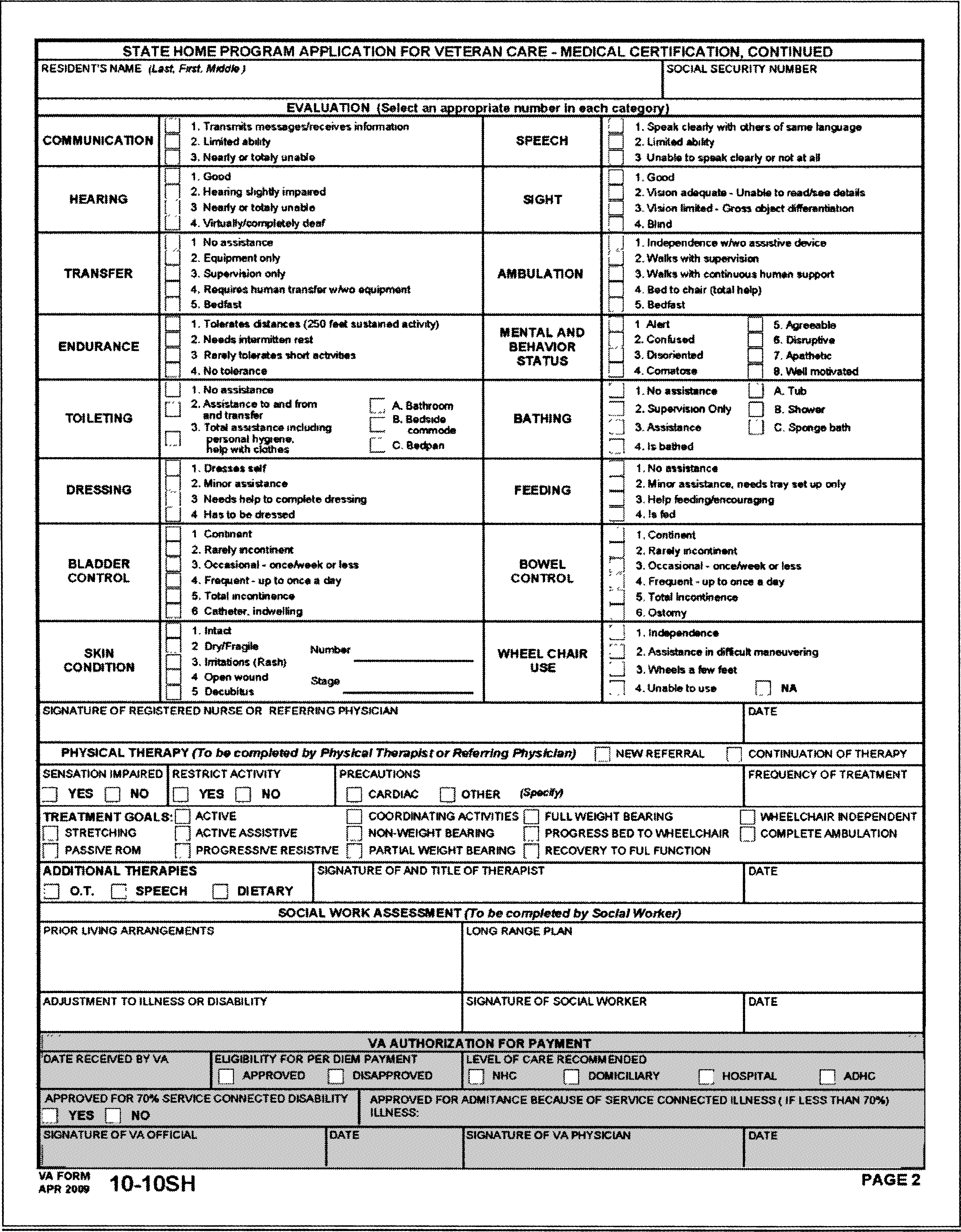 Federal Register Per Diem for Nursing Home Care of Veterans in State