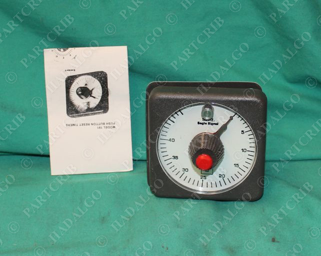 Danaher, 19108A5, Controls Push Button Reset Timer Model 191 Eagle Signal