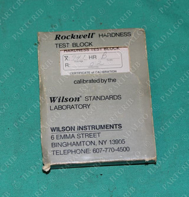Wilson Hardness Test Block