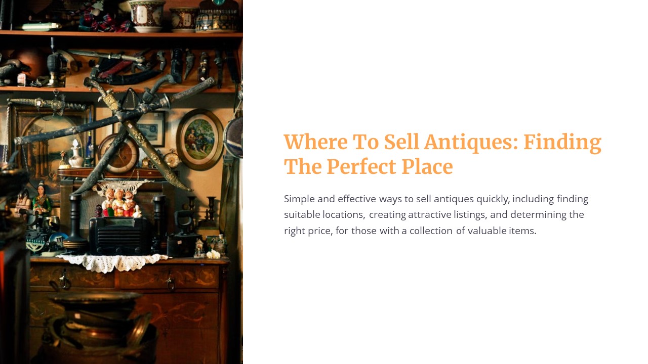 PPT Where To Sell Rare Antiques For Maximum Profit? PowerPoint